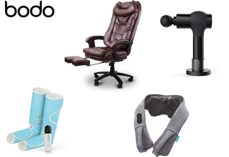 Новые массажёры и офисное массажное кресло от Немецкого производителя Bodo!